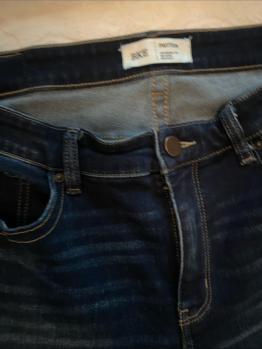 BKE Dark Indigo Flare Jeans - Picture 2 of 6